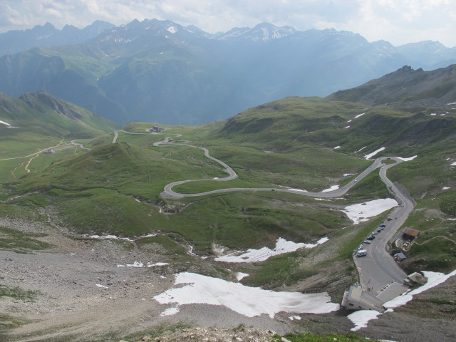 Gro&szlig;glockner-Hochalpenstra&szlig;e vom Tauernkopf aus (28. Juli)