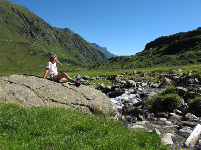 Ich auf der Simmingalm (2. Aug.)
