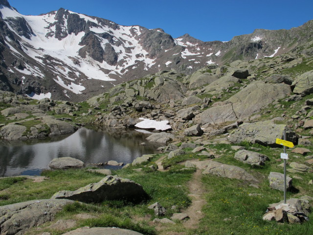 Weg 102 bei der Bremer H&uuml;tte (2. Aug.)
