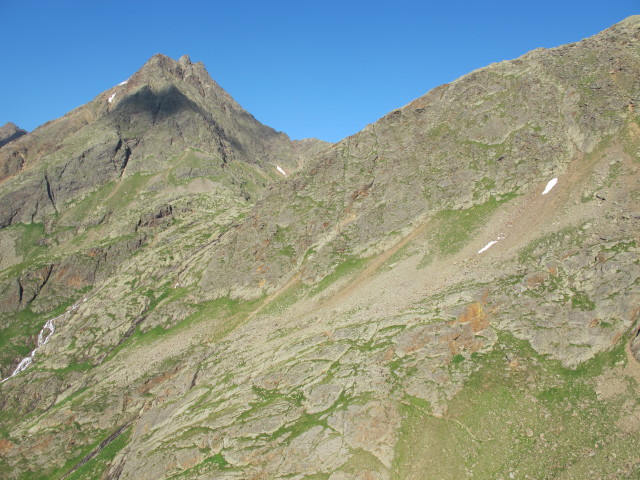 Weg 102 zwischen Unterem Gr&uuml;bl und Langtalbach (2. Aug.)