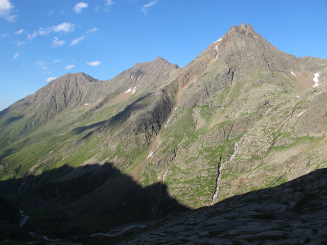 S&uuml;dliche R&ouml;tenspitze, &Auml;u&szlig;ere Wetterspitze und Innere Wetterspitze (2. Aug.)