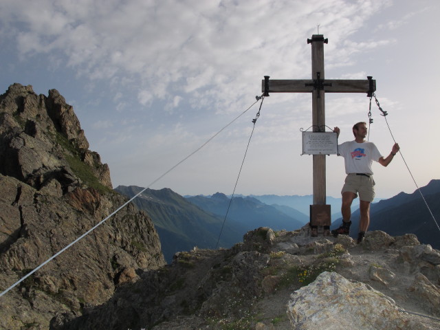 Ich am Vorgipfel der Mairspitze, 2.775 m (3. Aug.)