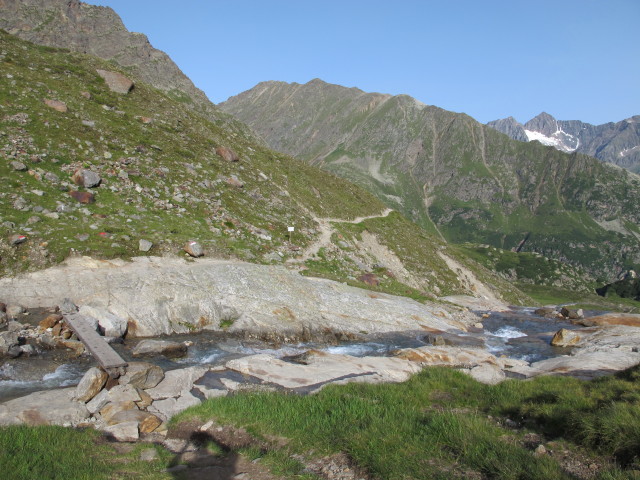 Weg 102 zwischen Gr&uuml;nau und Leo-Sch&ouml;pf-Route (3. Aug.)