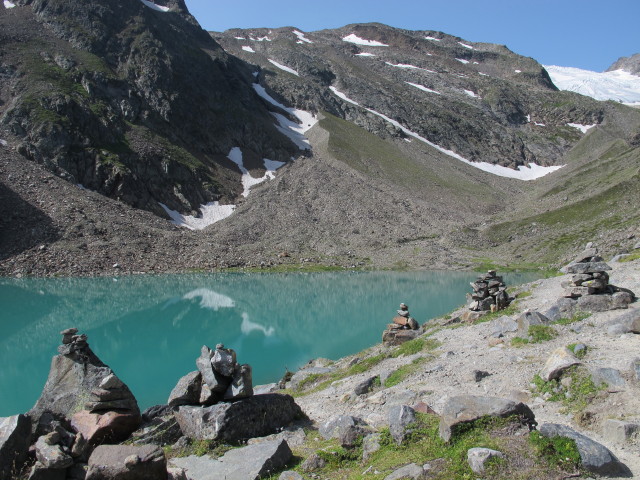 Blaue Lacke vom L&uuml;becker Weg aus (3. Aug.)