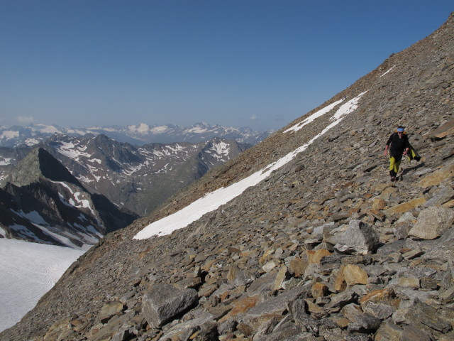 Reinhard zwischen Fernaujoch und Pfaffenjoch (4. Aug.)