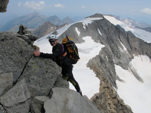 Reinhard zwischen Zuckerh&uuml;tl und Sulzenauferner (4. Aug.)