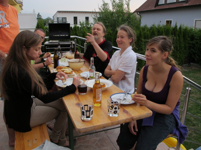 Christina, ?, ?, Irene und ? in Bad Vöslau