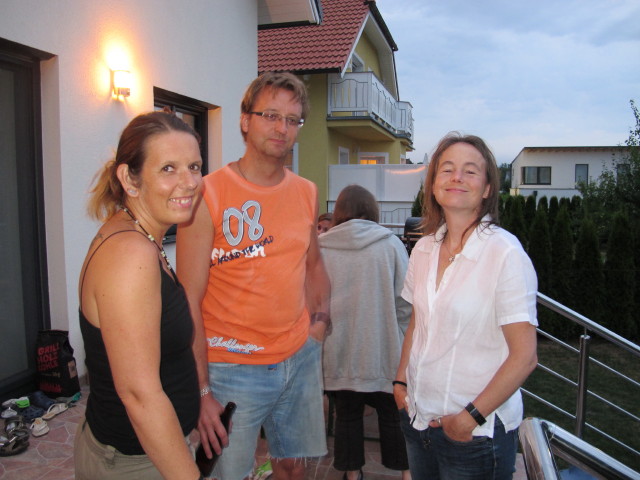 Marion, Michael und Irene in Bad Vöslau