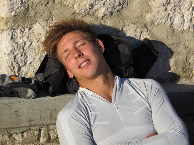 Christoph bei der Regensburger H&uuml;tte, 2.037 m (10. Aug.)