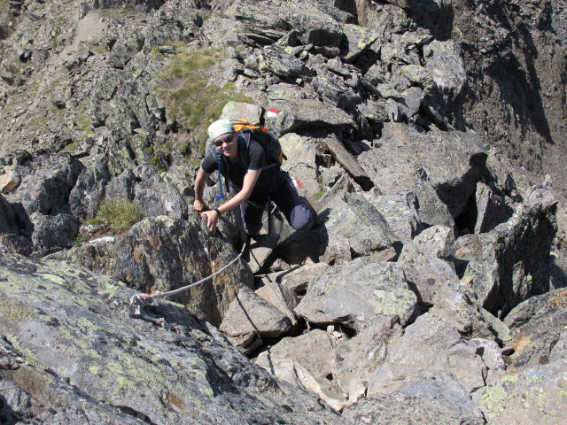 Irene am westlichen Teil des Adlersteigs zwischen Wei&szlig;kugelh&uuml;tte und Vorderem Schmied (15. Aug.)