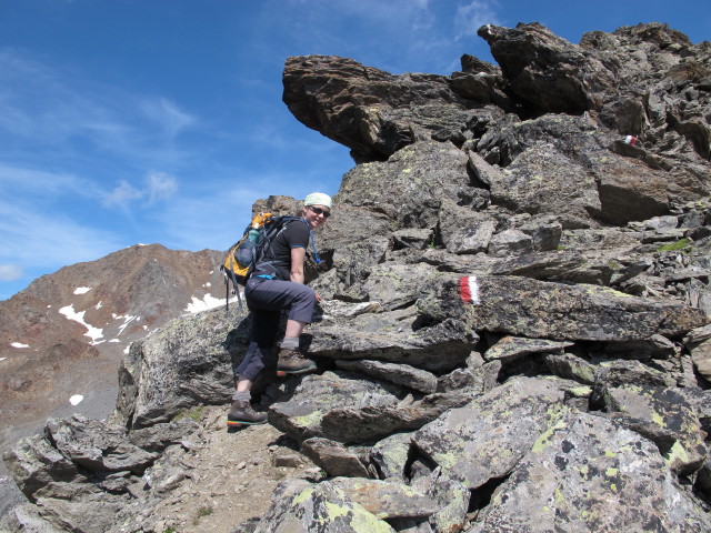 Irene am westlichen Teil des Adlersteigs zwischen Wei&szlig;kugelh&uuml;tte und Vorderem Schmied (15. Aug.)