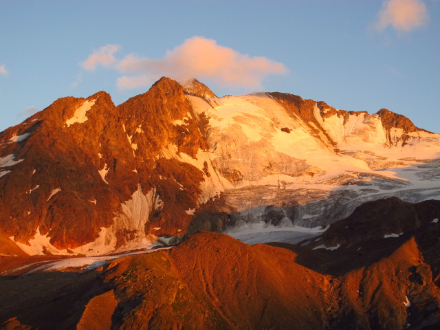 Wei&szlig;kugel von der Wei&szlig;kugelh&uuml;tte aus (15. Aug.)