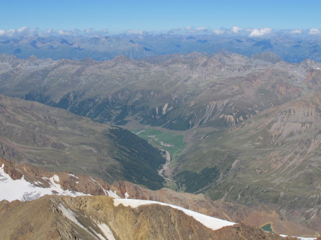 Melagtal von der Wei&szlig;kugel aus (16. Aug.)