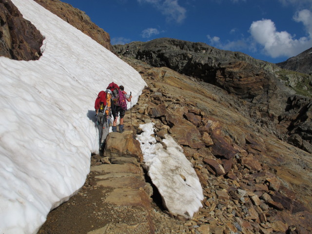 Christoph und Gudrun am Weg 5A zwischen Teufelsegg und Sch&ouml;ne-Aussicht-H&uuml;tte (16. Aug.)