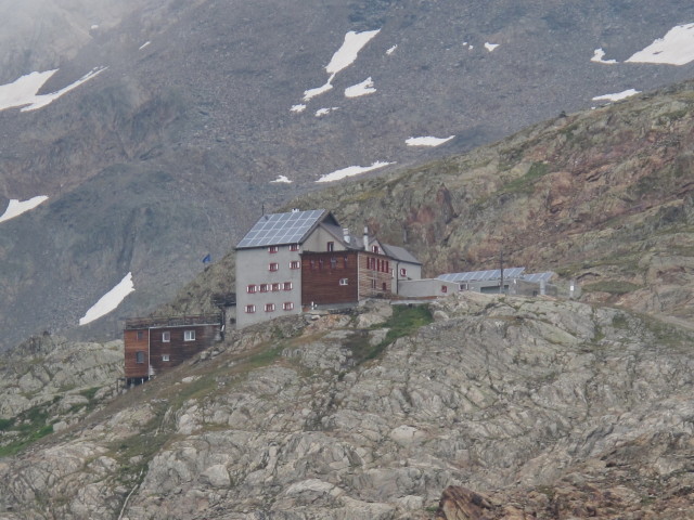 Sch&ouml;ne-Aussicht-H&uuml;tte, 2.842 m (17. Aug.)