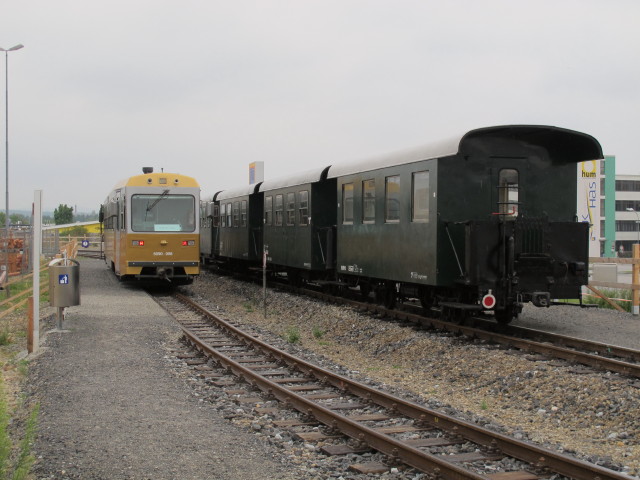 5090 008 als P 16905 und P 16926 im Bahnhof Gm&uuml;nd, 499 m