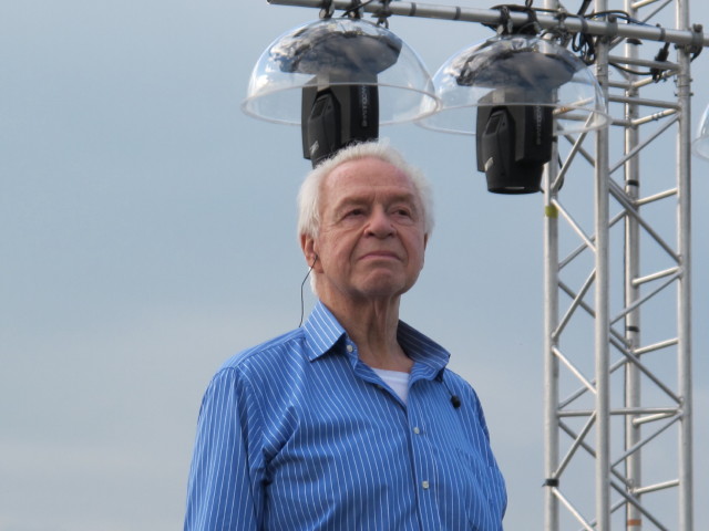 Probe f&uuml;r 'voestalpine Klangwolke  Bruckner lebt!' beim Brucknerhaus (3. Sep.)