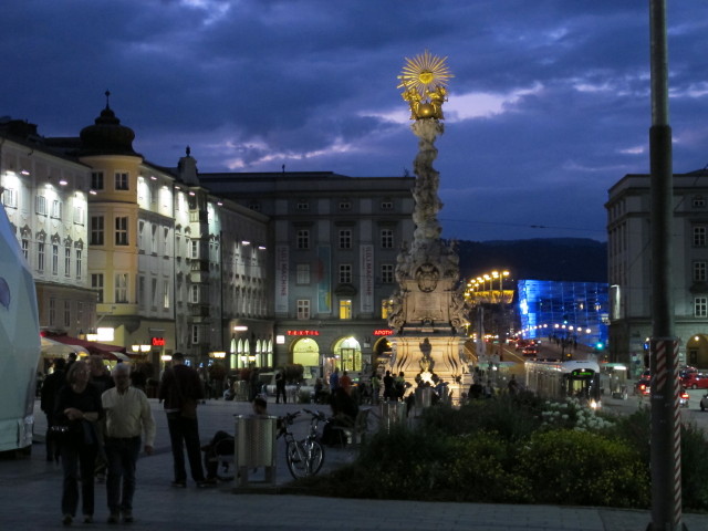Dreifaltigkeitss&auml;ule am Hauptplatz (3. Sep.)