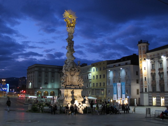 Dreifaltigkeitss&auml;ule am Hauptplatz (3. Sep.)