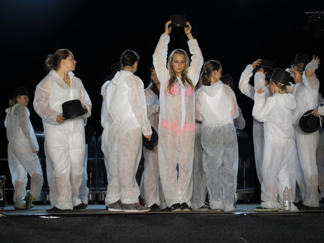 Probe f&uuml;r 'voestalpine Klangwolke  Bruckner lebt!' beim Brucknerhaus (4. Sep.)