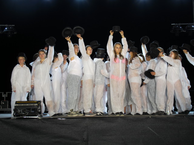 Probe f&uuml;r 'voestalpine Klangwolke  Bruckner lebt!' beim Brucknerhaus (4. Sep.)