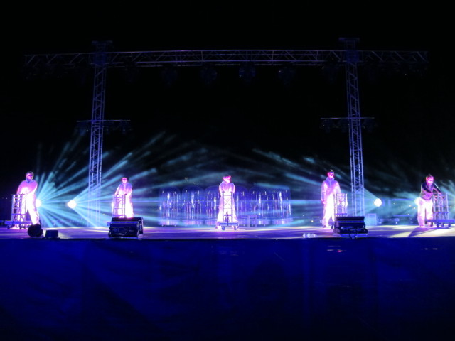 Probe f&uuml;r 'voestalpine Klangwolke  Bruckner lebt!' beim Brucknerhaus (4. Sep.)