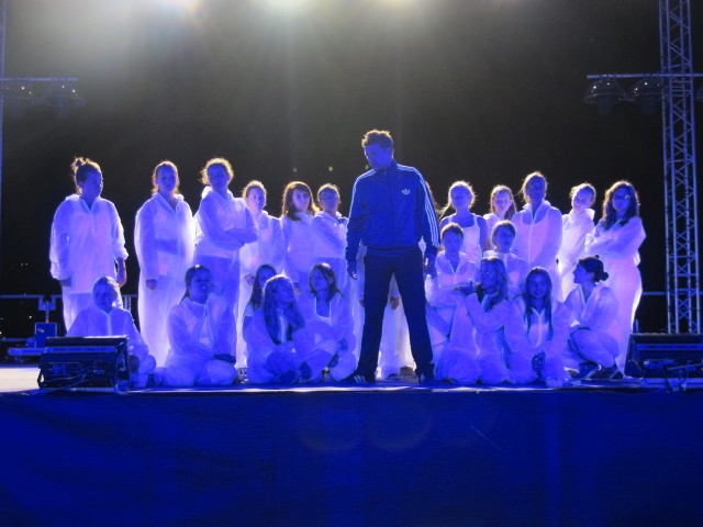 Probe f&uuml;r 'voestalpine Klangwolke  Bruckner lebt!' beim Brucknerhaus (4. Sep.)