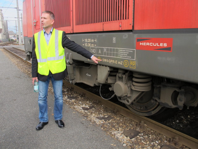 Michael am &Ouml;BB-Standort Linz (3. Sept.)