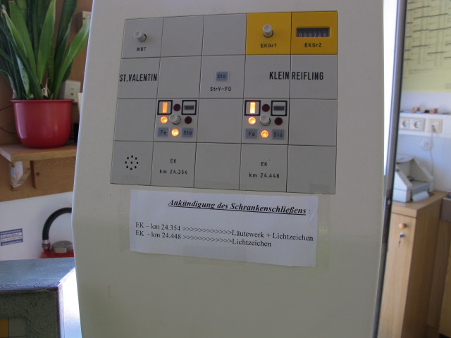 Bahnhof Garsten, 304 m (4. Sept.)