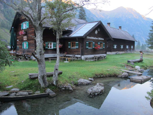 Breitlahnh&uuml;tte, 1.070 m (7. Sept.)