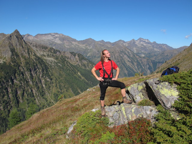 J&ouml;rg zwischen Innerer Neualm und H&uuml;ttkar (7. Sept.)