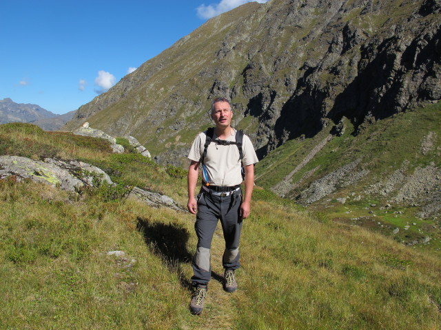 Erich zwischen Innerer Neualm und H&uuml;ttkar (7. Sept.)