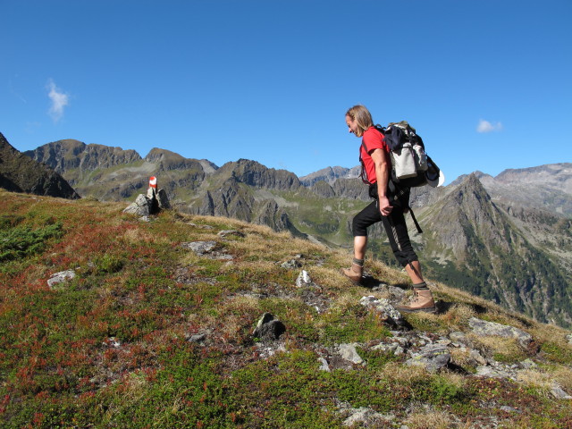 J&ouml;rg zwischen Innerer Neualm und H&uuml;ttkar (7. Sept.)