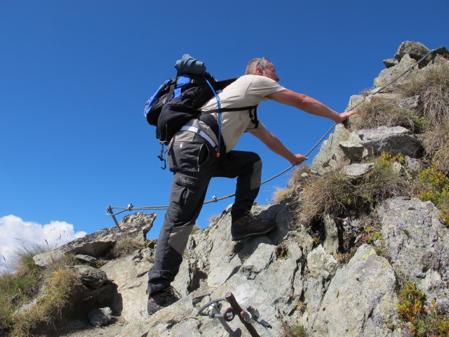 Erich zwischen H&uuml;ttkar und Predigtstuhl (7. Sept.)