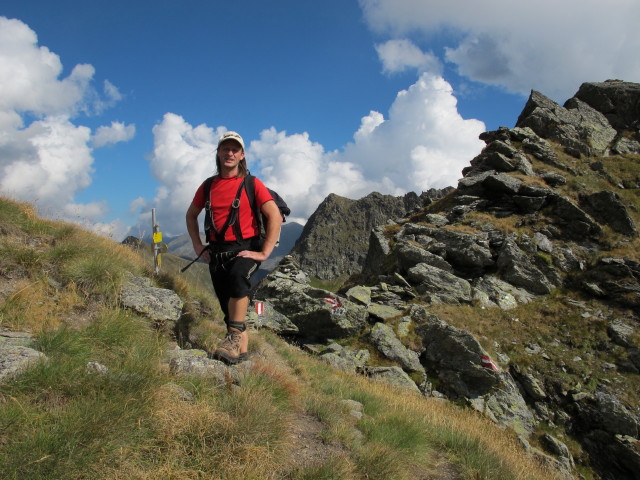 J&ouml;rg in der Hinterkarscharte, 2.274 m (7. Sept.)