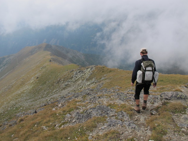 J&ouml;rg zwischen Feldeck und Tr&uuml;beck (8. Sept.)