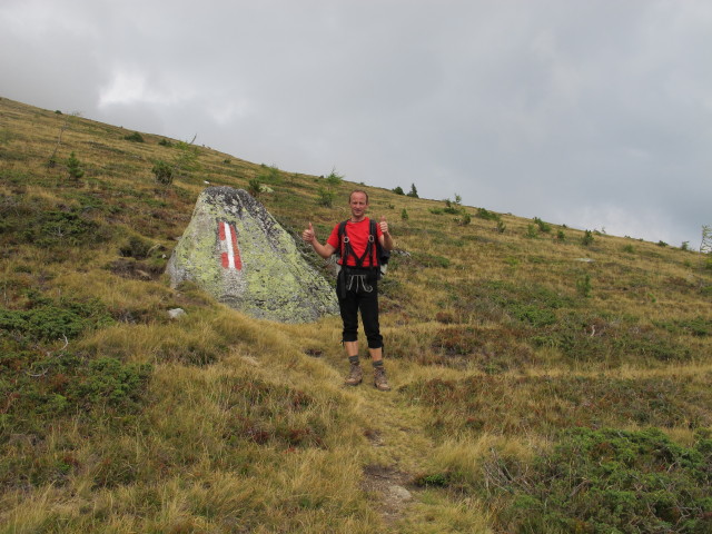 J&ouml;rg auf der Dorfer Alm (8. Sept.)