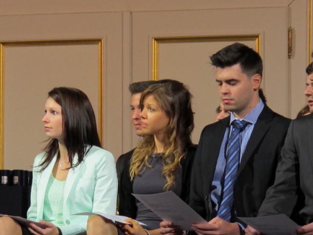 Daniela im Gro&szlig;en Redoutensaal