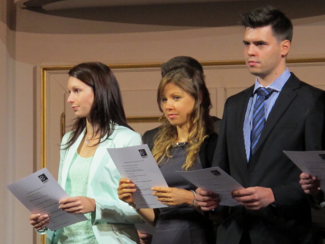 Daniela im Gro&szlig;en Redoutensaal