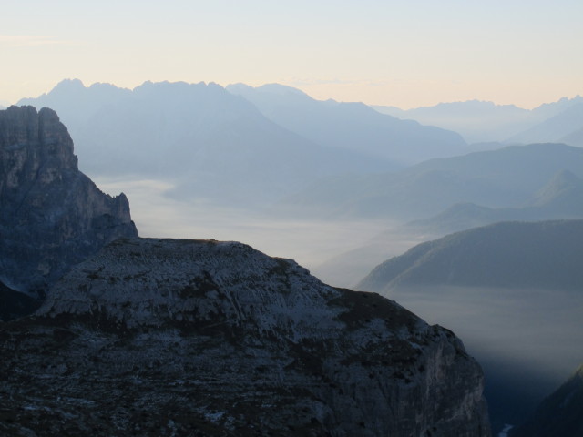 vom Gro&szlig;e Zinne-Normalweg Richtung S&uuml;dosten (21. Sept.)