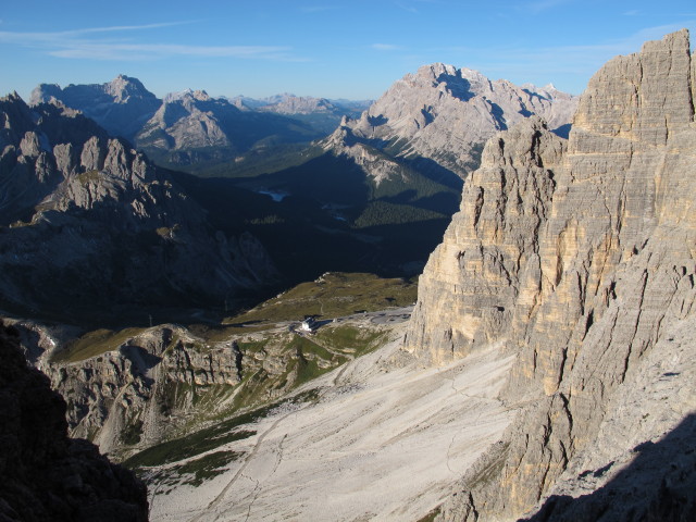 vom Gro&szlig;e Zinne-Normalweg Richtung S&uuml;dwesten (21. Sept.)