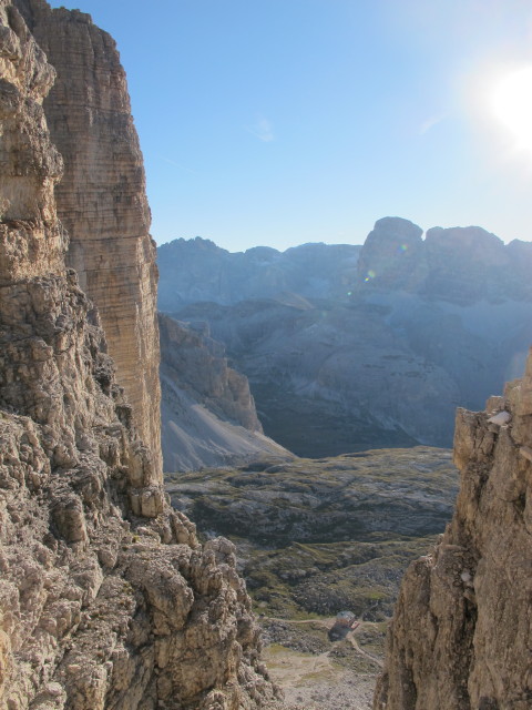 vom Gro&szlig;e Zinne-Normalweg Richtung S&uuml;dosten (21. Sept.)