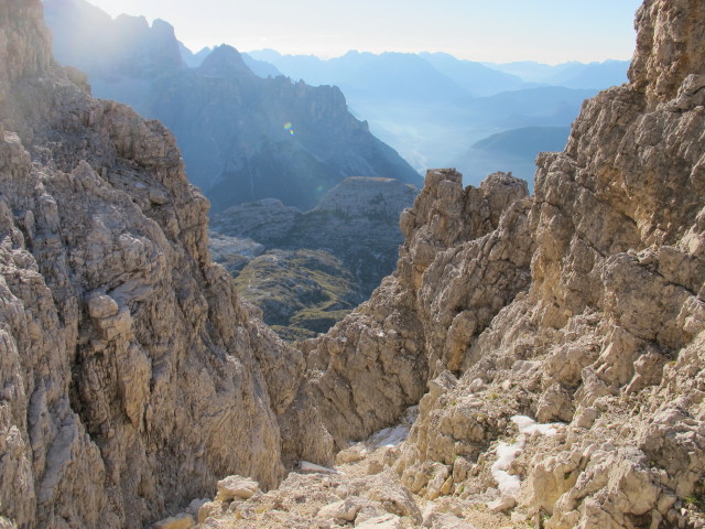 vom Gro&szlig;e Zinne-Normalweg Richtung S&uuml;dosten (21. Sept.)