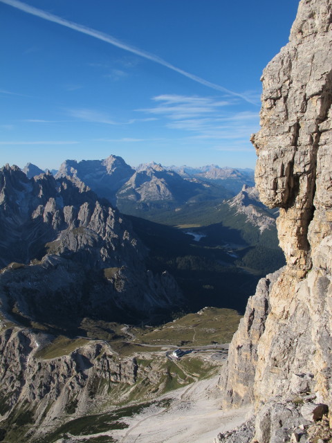 vom Gro&szlig;e Zinne-Normalweg Richtung S&uuml;dwesten (21. Sept.)