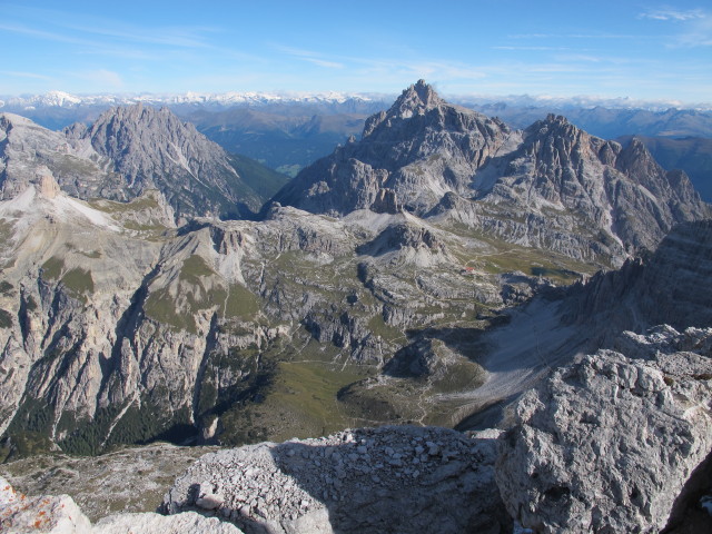 von der Gro&szlig;en Zinne Richtung Nordosten (21. Sept.)