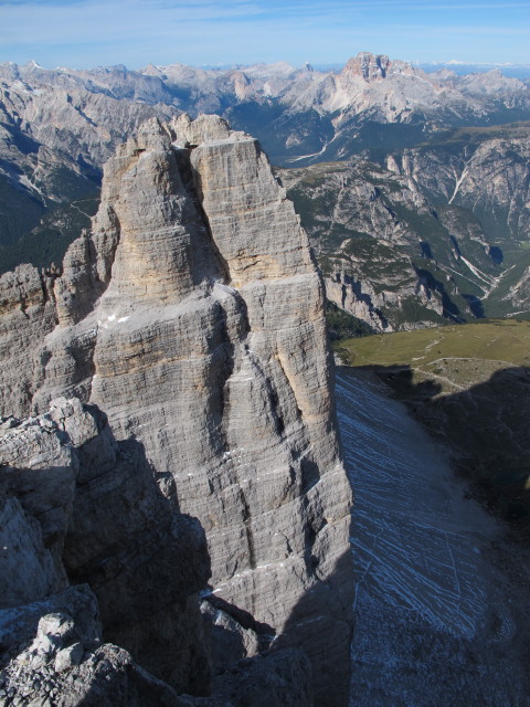 Westliche Zinne von der Gro&szlig;en Zinne aus (21. Sept.)