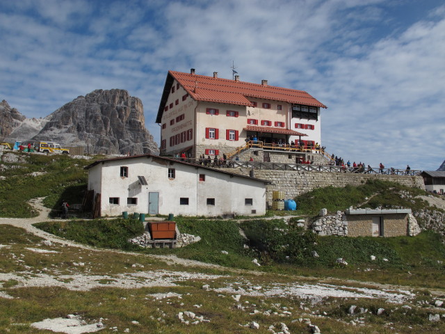 Drei-Zinnen-H&uuml;tte, 2.405 m (22. Sept.)