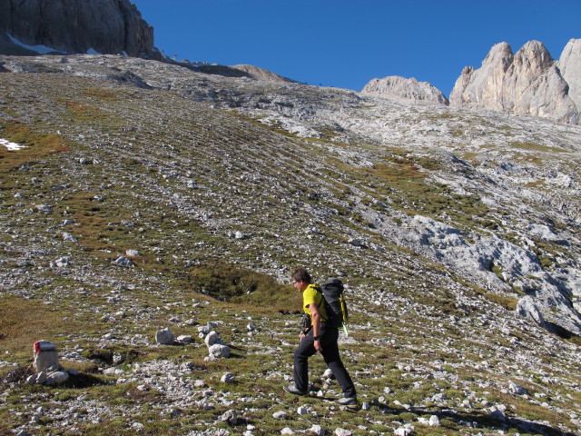 Axel zwischen Passo di Fed&agrave;ia und Via Ferrata Eterna