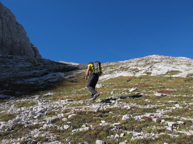 Axel zwischen Passo di Fed&agrave;ia und Via Ferrata Eterna