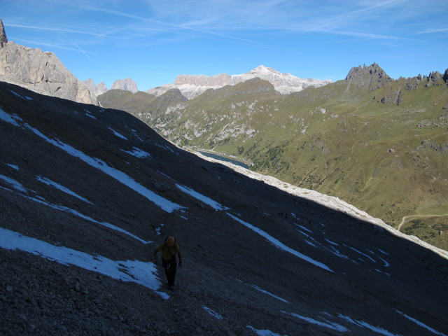 Axel zwischen Passo di Fed&agrave;ia und Via Ferrata Eterna